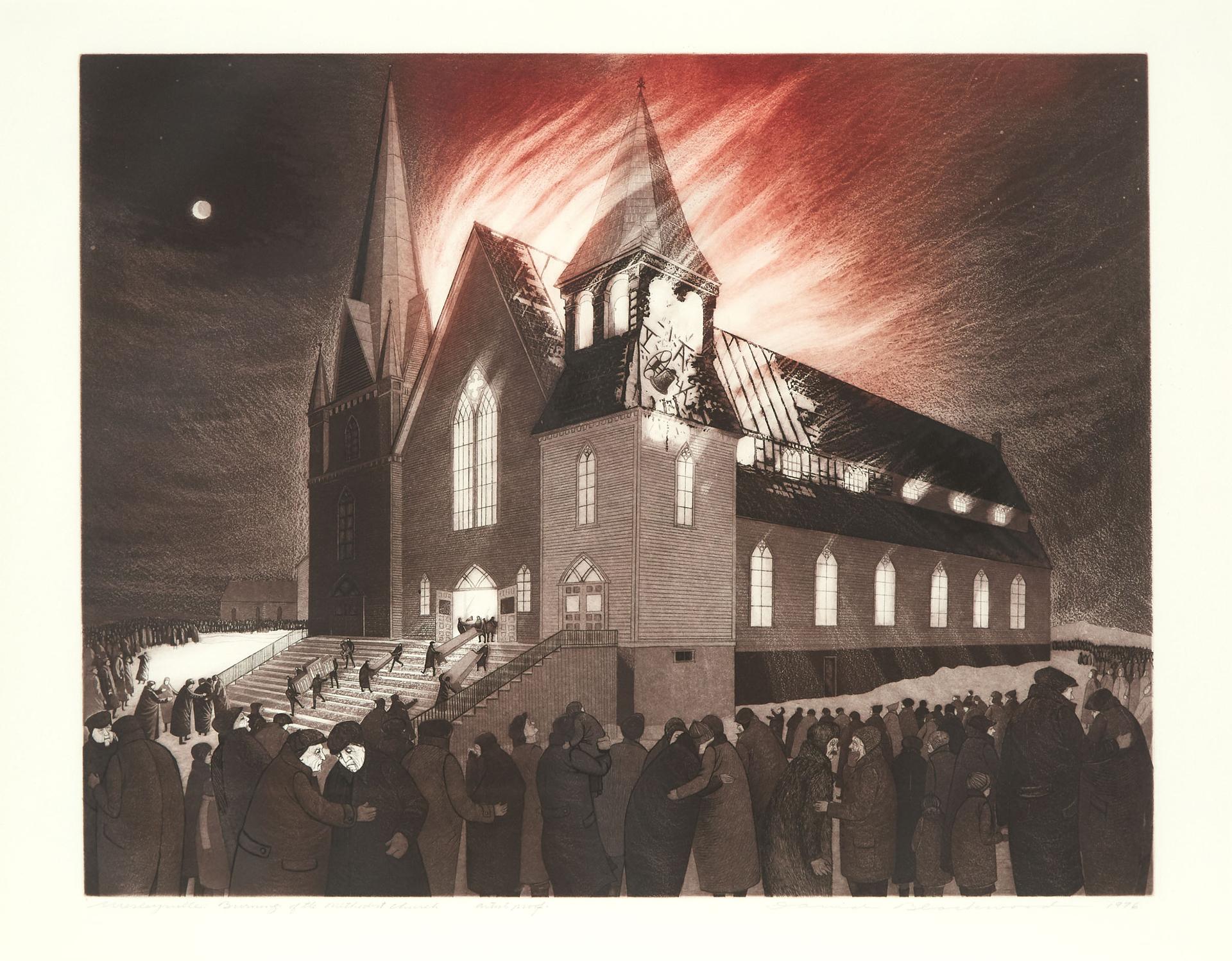 David Lloyd Blackwood (1941-2022) - Burning Of The Methodist Church, 1976