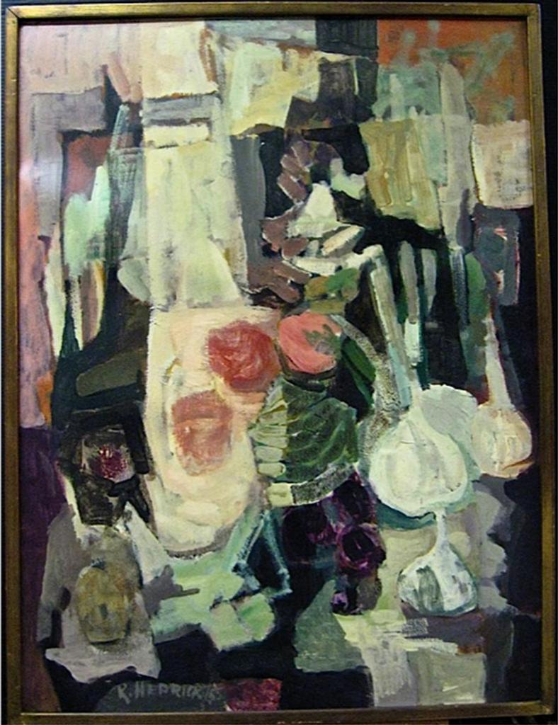 Robert Burns Hedrick (1930-2021) - Pink Fruits With Onions