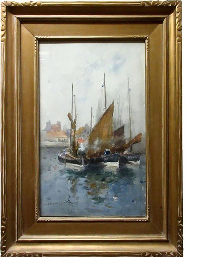 William St. Thomas Smith (1862-1947) - Fishing Boats At Rest