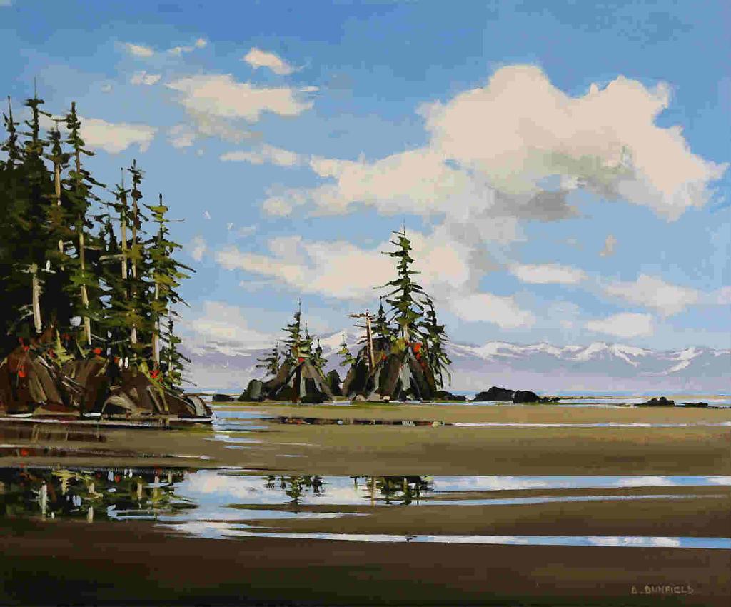 Allan Dunfield (1950) - A Beach Calm; 2016