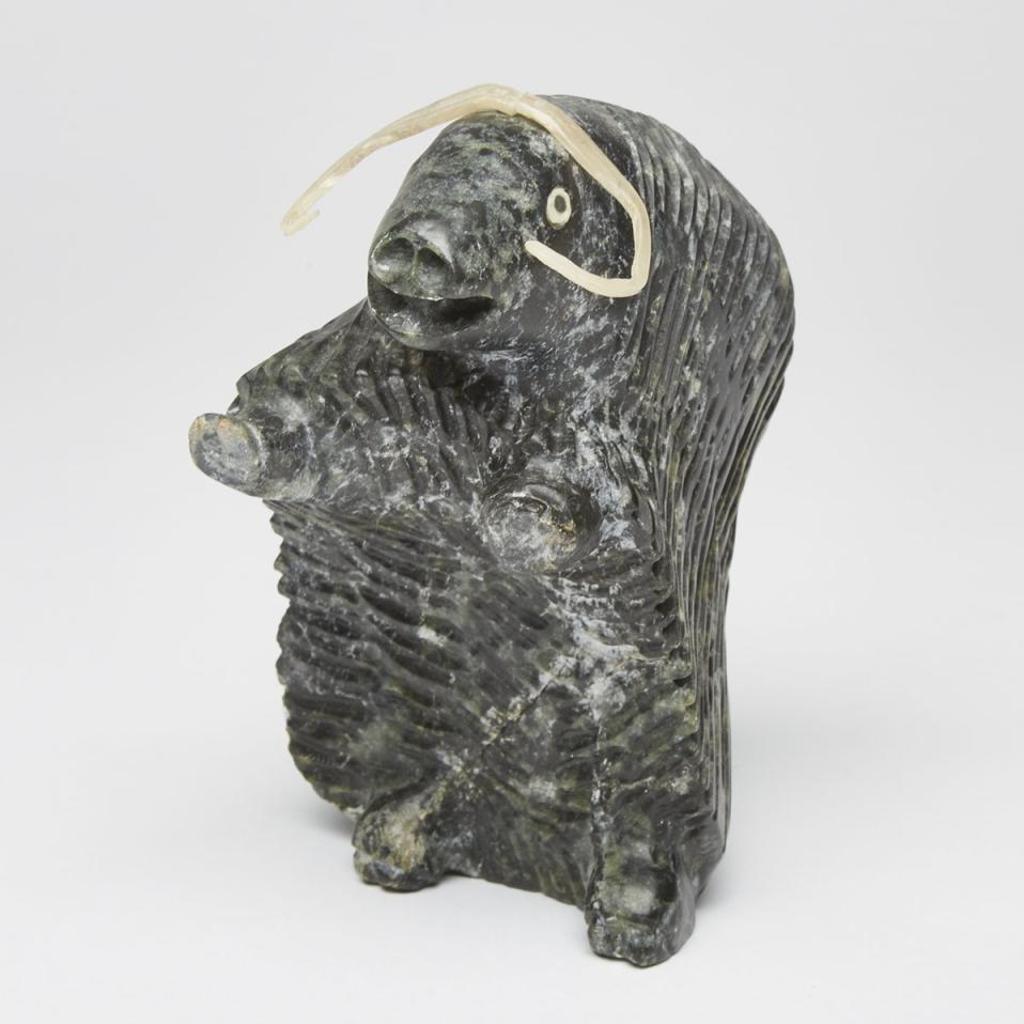 Judas Ullulaq (1937-1998) - Rearing Musk Ox