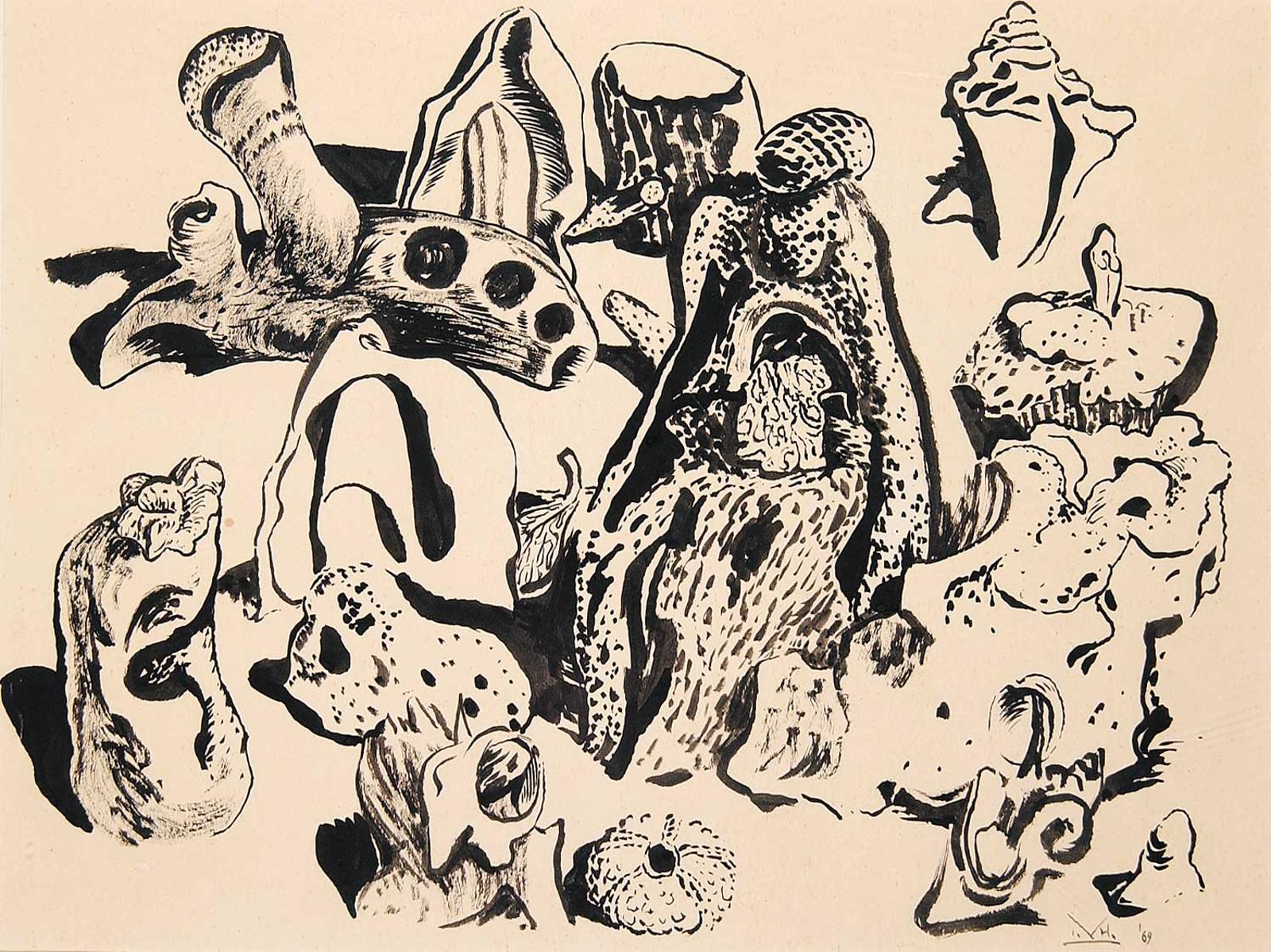 Illingworth Holey (Buck) Kerr (1905-1989) - Forms in 'Mrs. Mac's' Sculpture Court