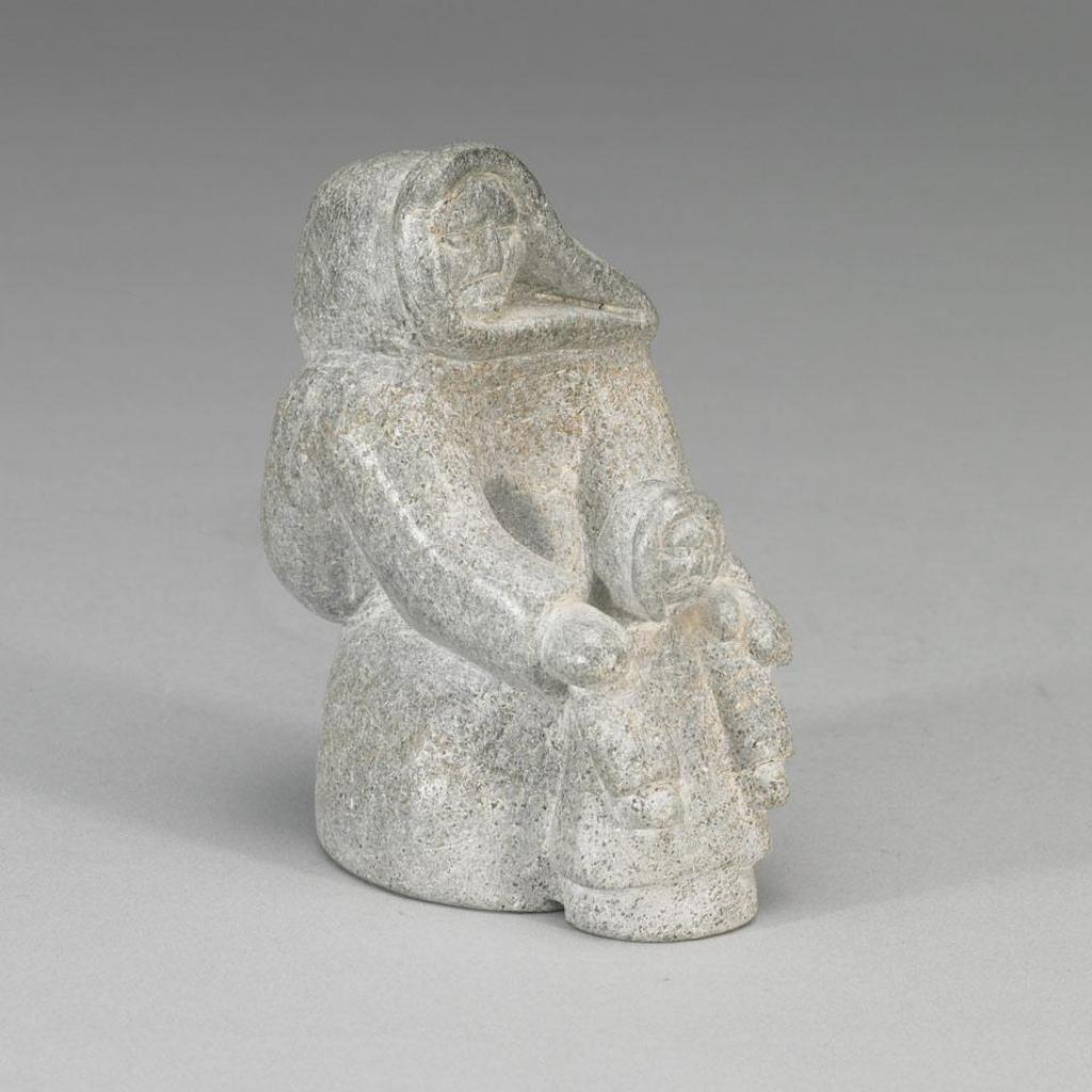 Adjia Arnavigaq Naulituk (1906) - Kneeling Woman With Child