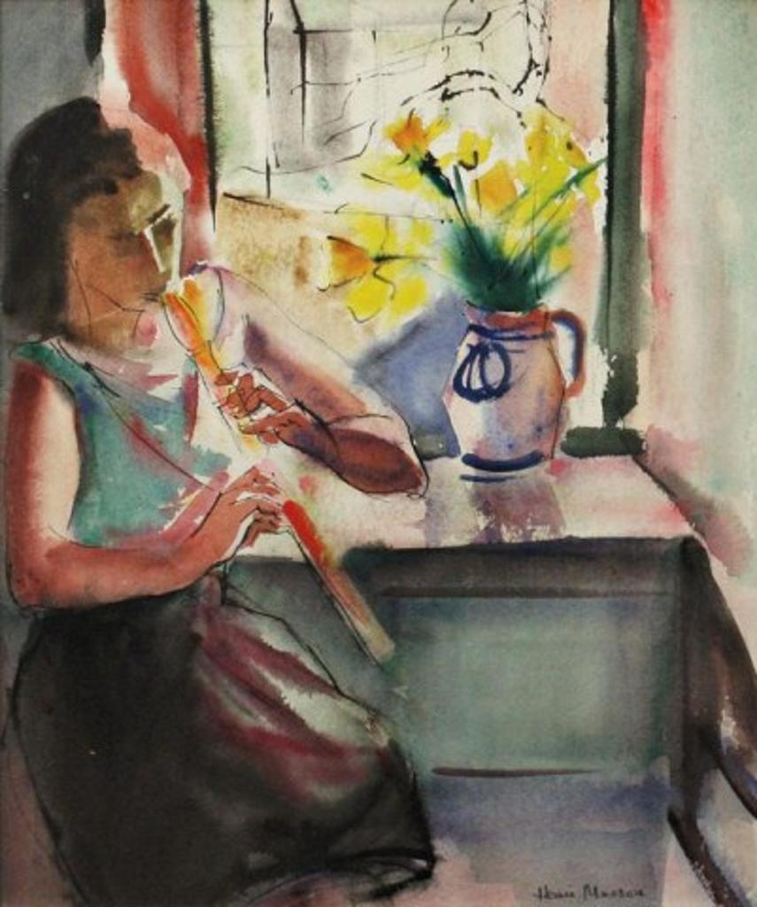 Henri Leopold Masson (1907-1996) - The Flutist