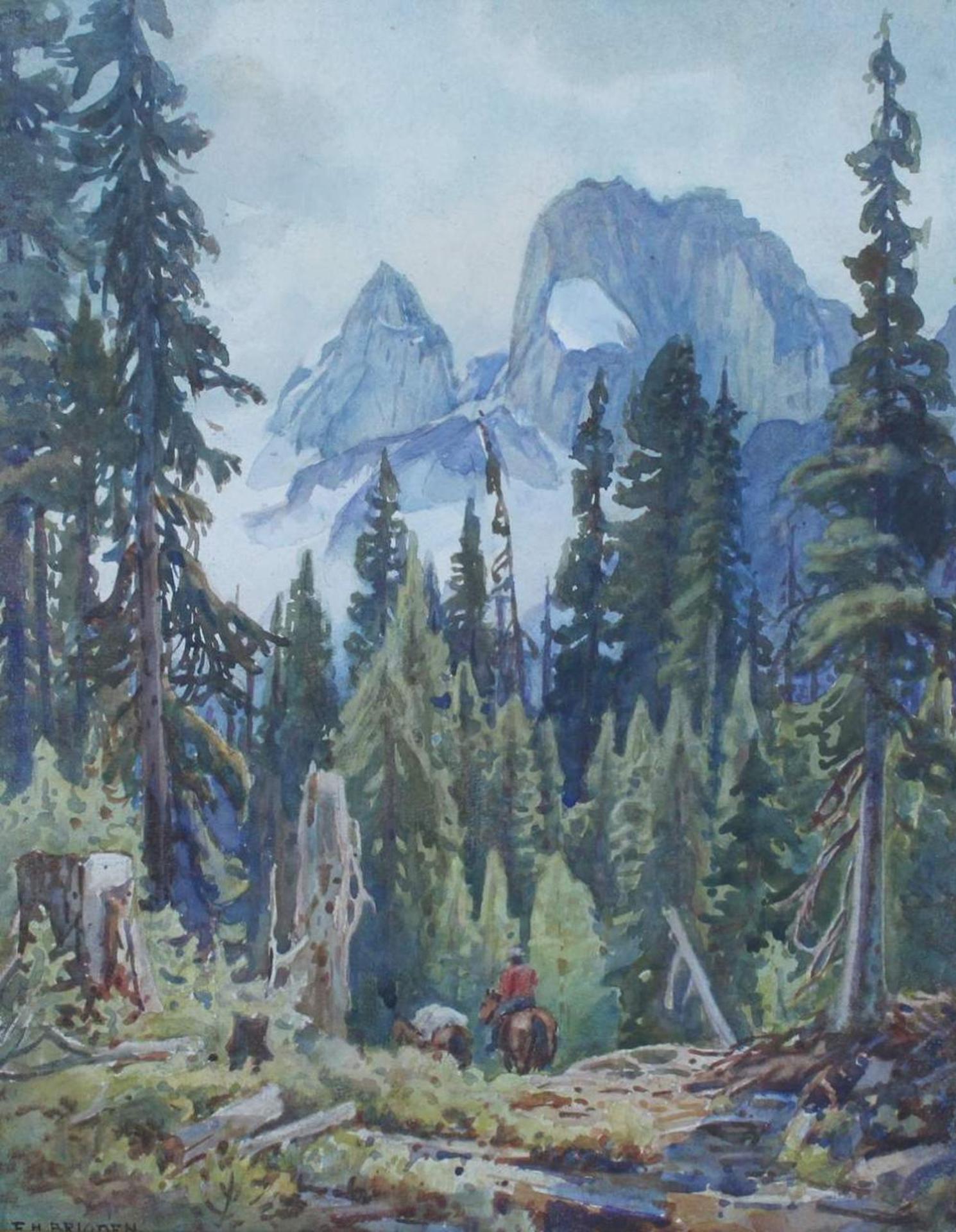 Frederick Henry Brigden (1871-1956) - Trail to the Bugaboos