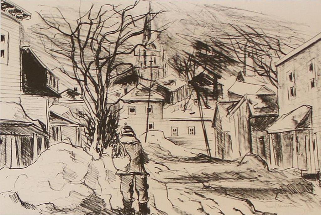 Henri Leopold Masson (1907-1996) - VILLAGE IN WINTER