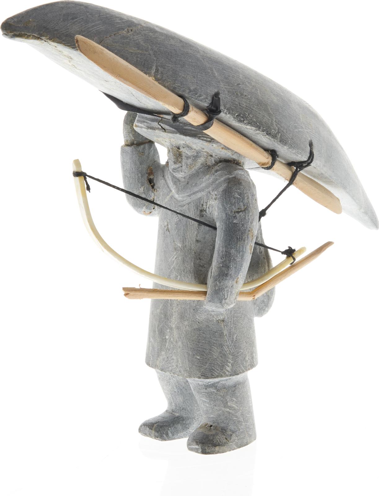 Joe Talirunili (1893-1976) - Hunter Carrying Kayak