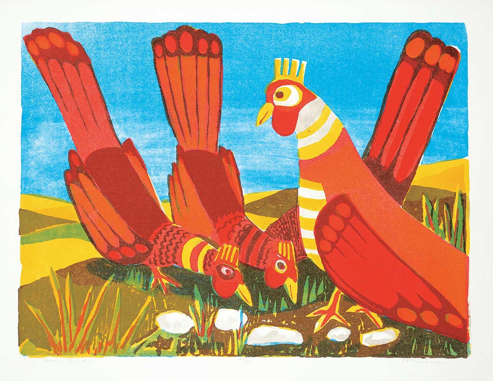 John Harold Thomas Snow (1911-2004) - Two Birds  #45/50