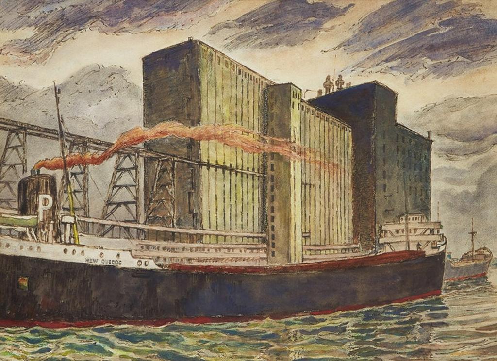 Rowley Walter Murphy (1891-1975) - New Quedoc in Drydock