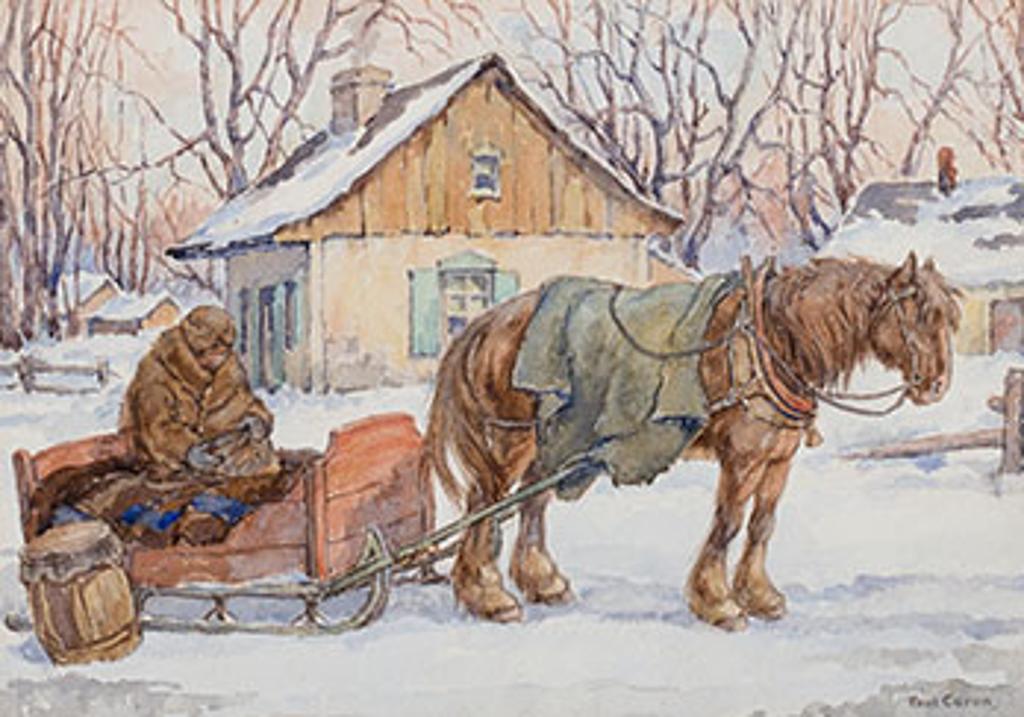 Paul Archibald Octave Caron (1874-1941) - Sur la route de Cartierville