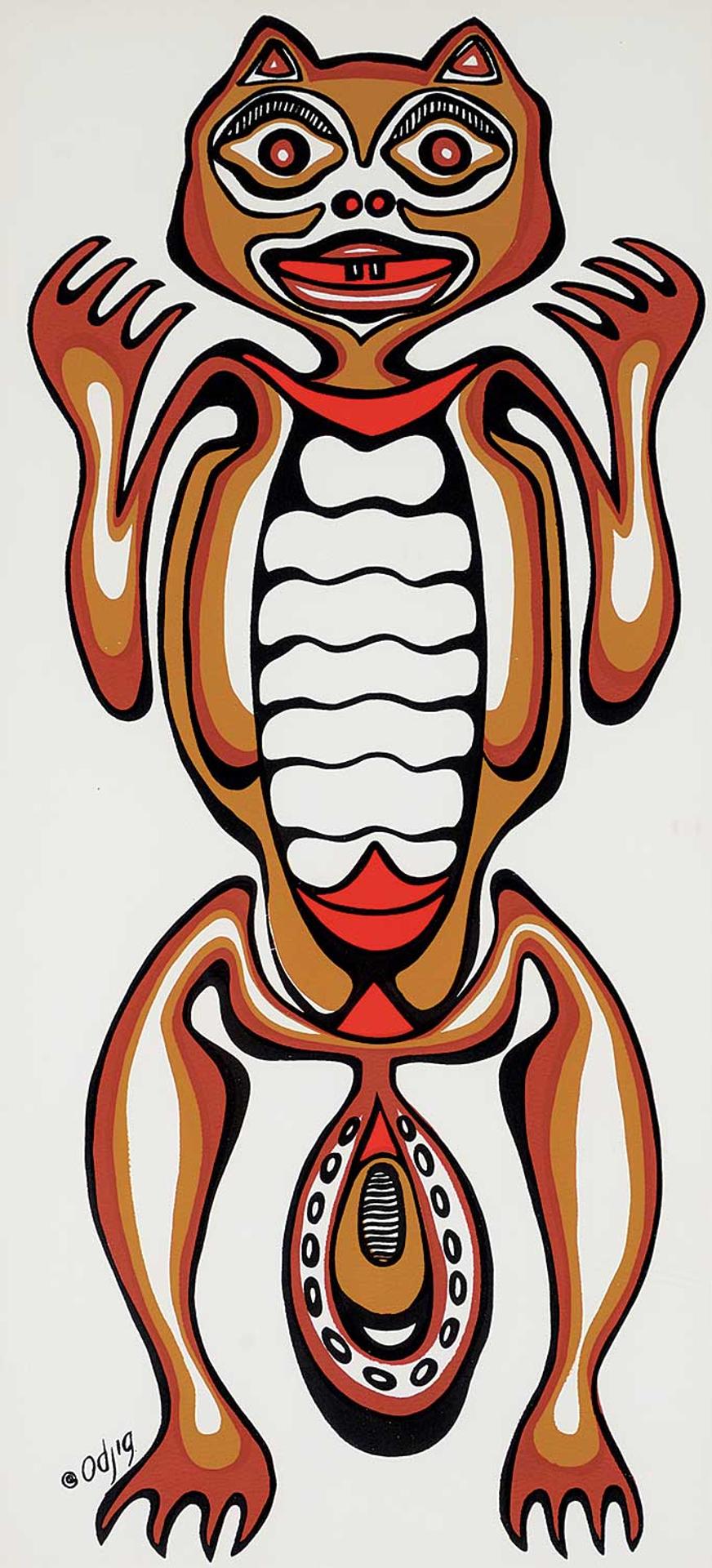 Daphne Odjig (1919-2016) - Untitled - Beaver Spirit