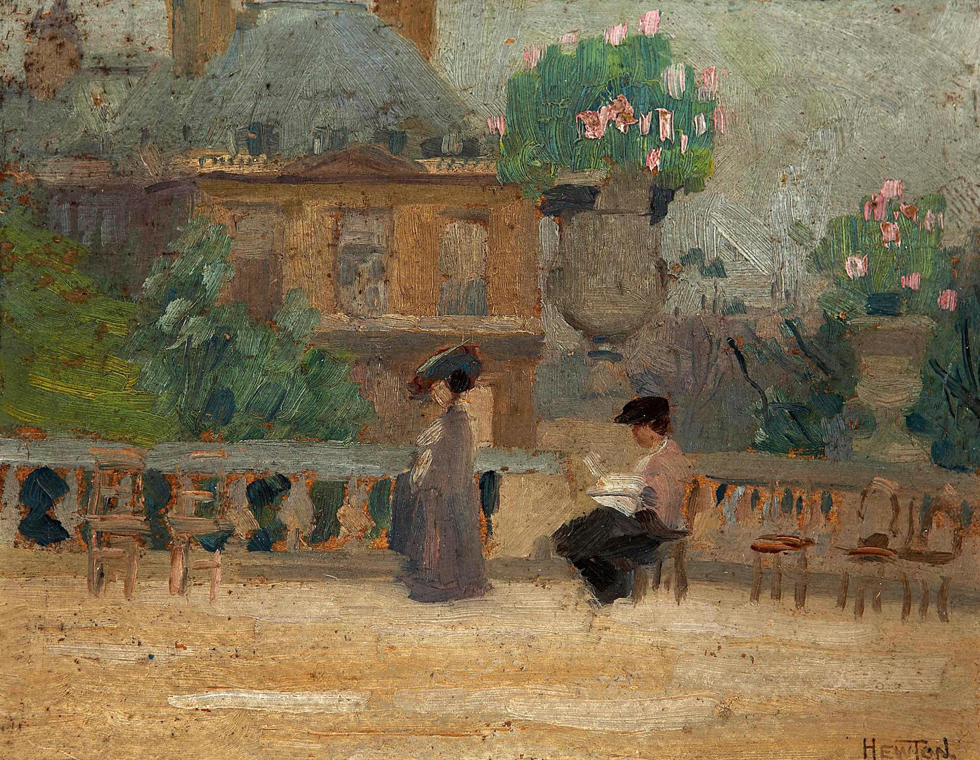 Randolph Stanley Hewton (1888-1960) - Luxembourg Gardens, Paris