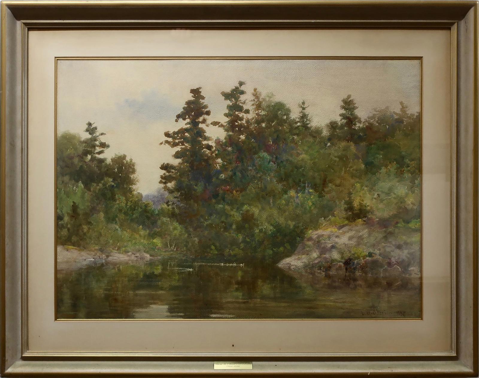 Lucius Richard O'Brien (1832-1899) - A Quiet Pool