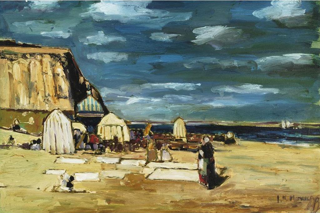David Charles Bierk (1944-2002) - The Beach, Saint-Malo