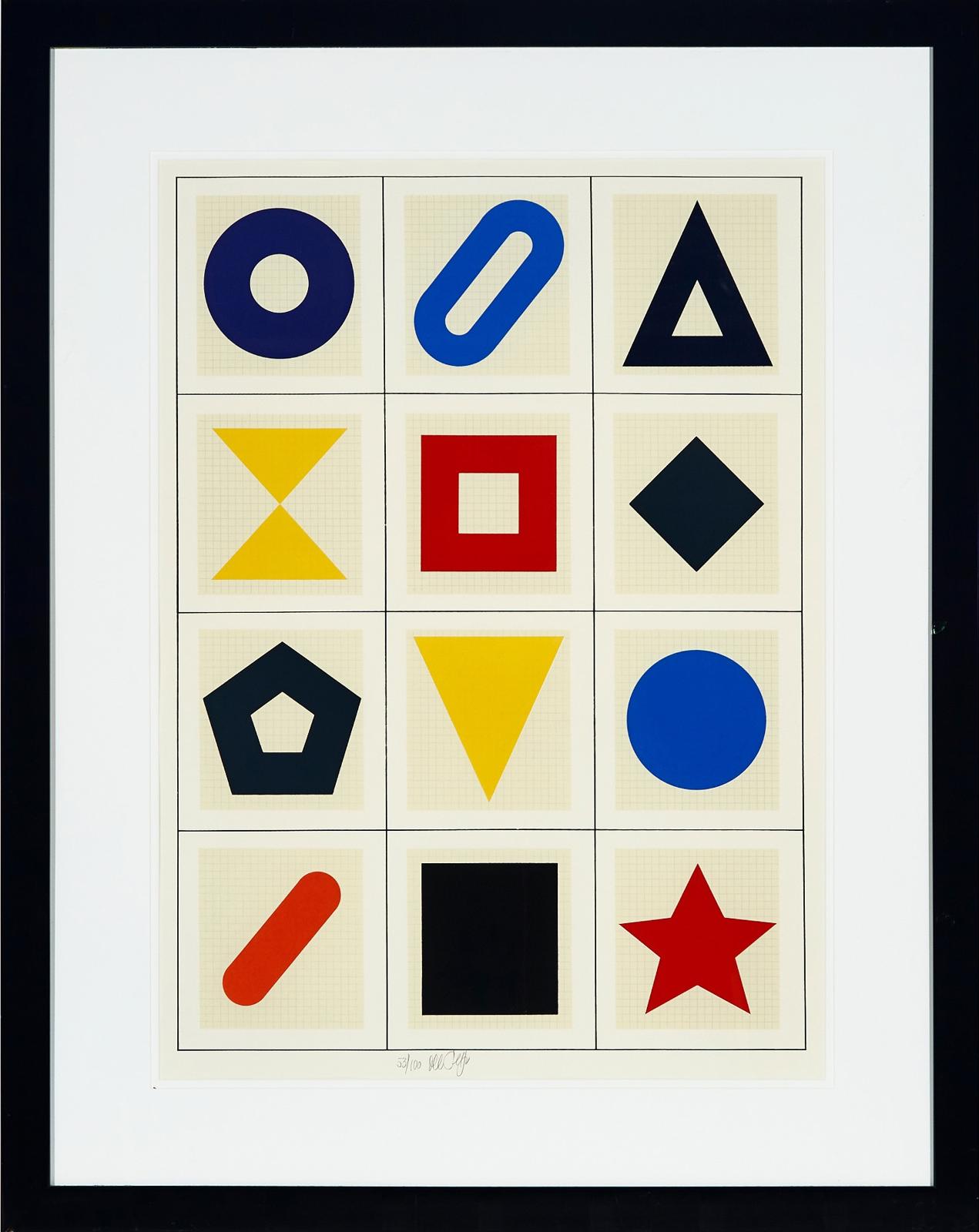 Lucio Del Pezzo (1933) - Senza Titele  (Shapes)