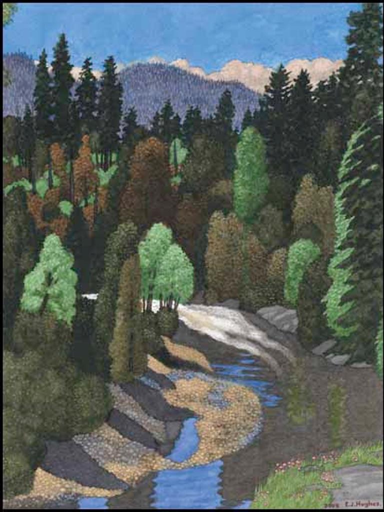 Edward John (E. J.) Hughes (1913-2007) - The Cowichan River Near Duncan