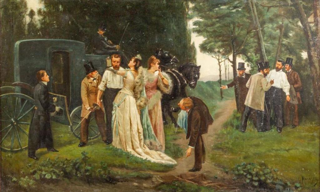 G. Marejig - oil on canvas laid on board