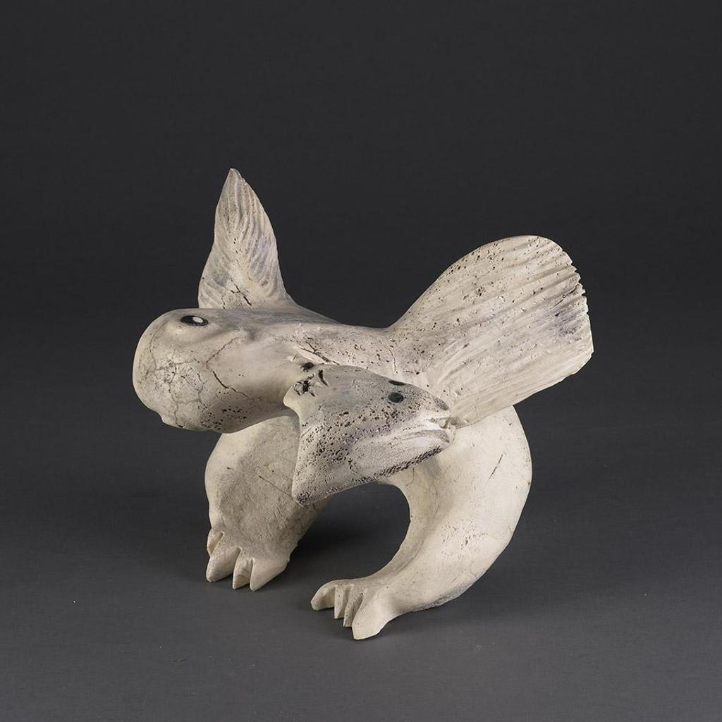 Judas Ullulaq (1937-1998) - Bird With Animal