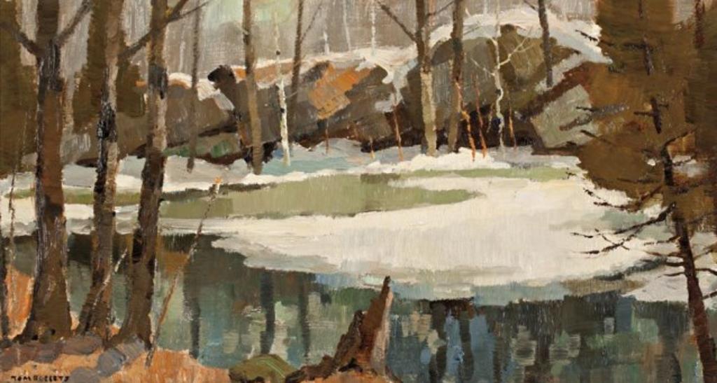 Thomas Keith (Tom) Roberts (1909-1998) - Spring Ice, Speyside
