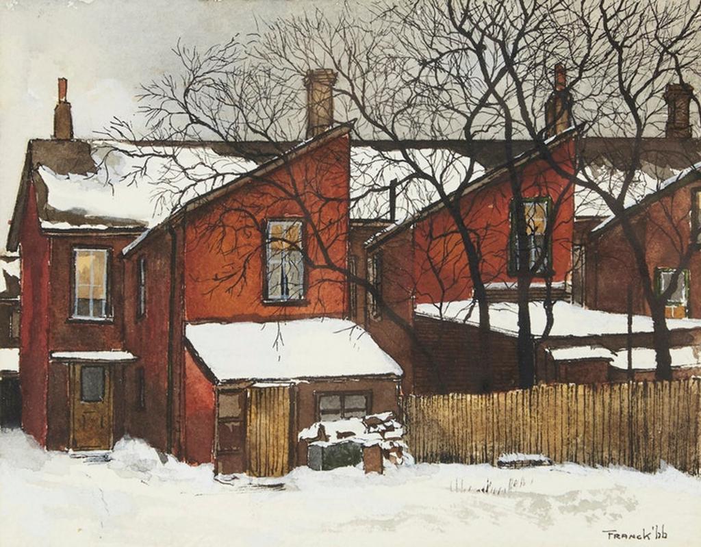 Albert Jacques Franck (1899-1973) - Back of Henry Street