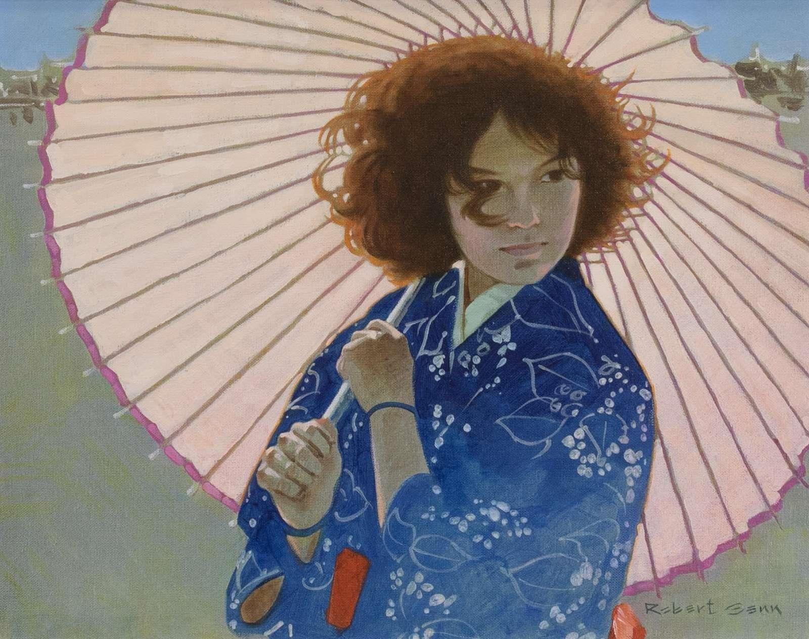 Robert Douglas Genn (1936-2014) - Sara In Contraluz (Botanical Garden, Tokyo)