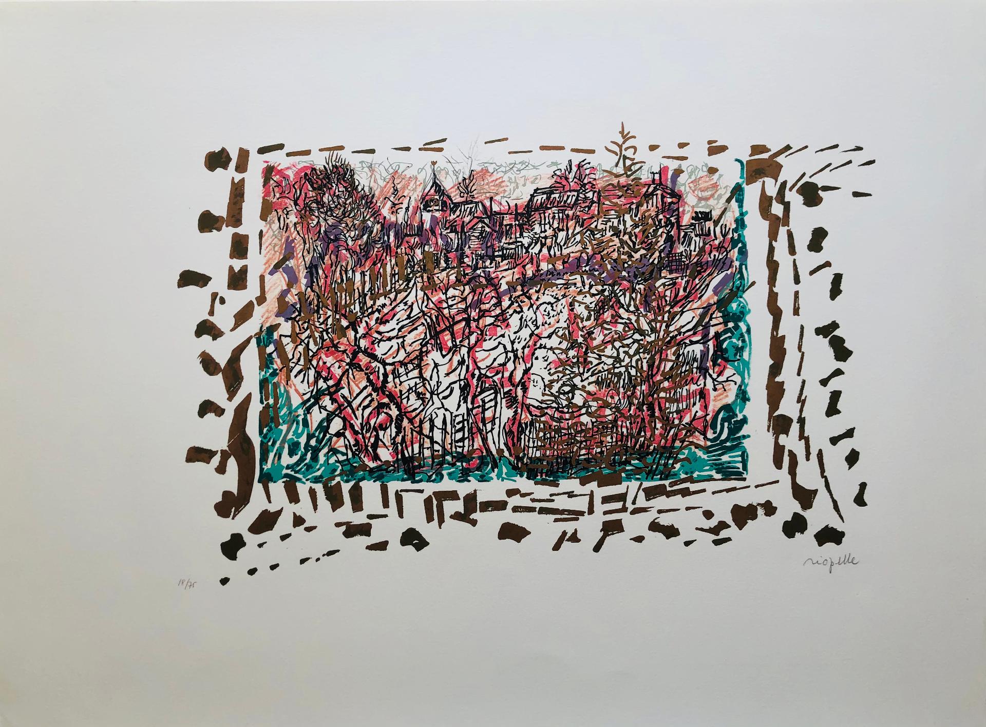 Jean-Paul Riopelle (1923-2002) - Les Saisons de Saint-Cyr-en-Arthies nº 2 (Les Hautes Grouettes), 1985