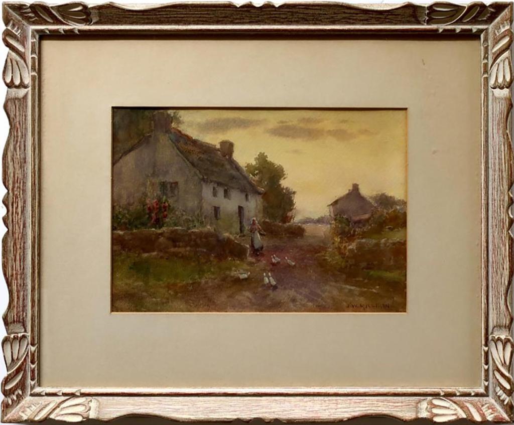 James W. Milliken (1887-1930) - Feeding The Geese