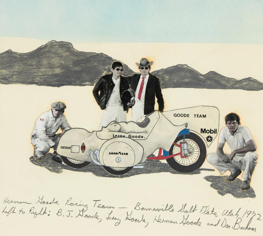 Don Bonham (1940-2014) - Hennan Goode Racing Team, Bonneville Salt Flats, Utah, 1972