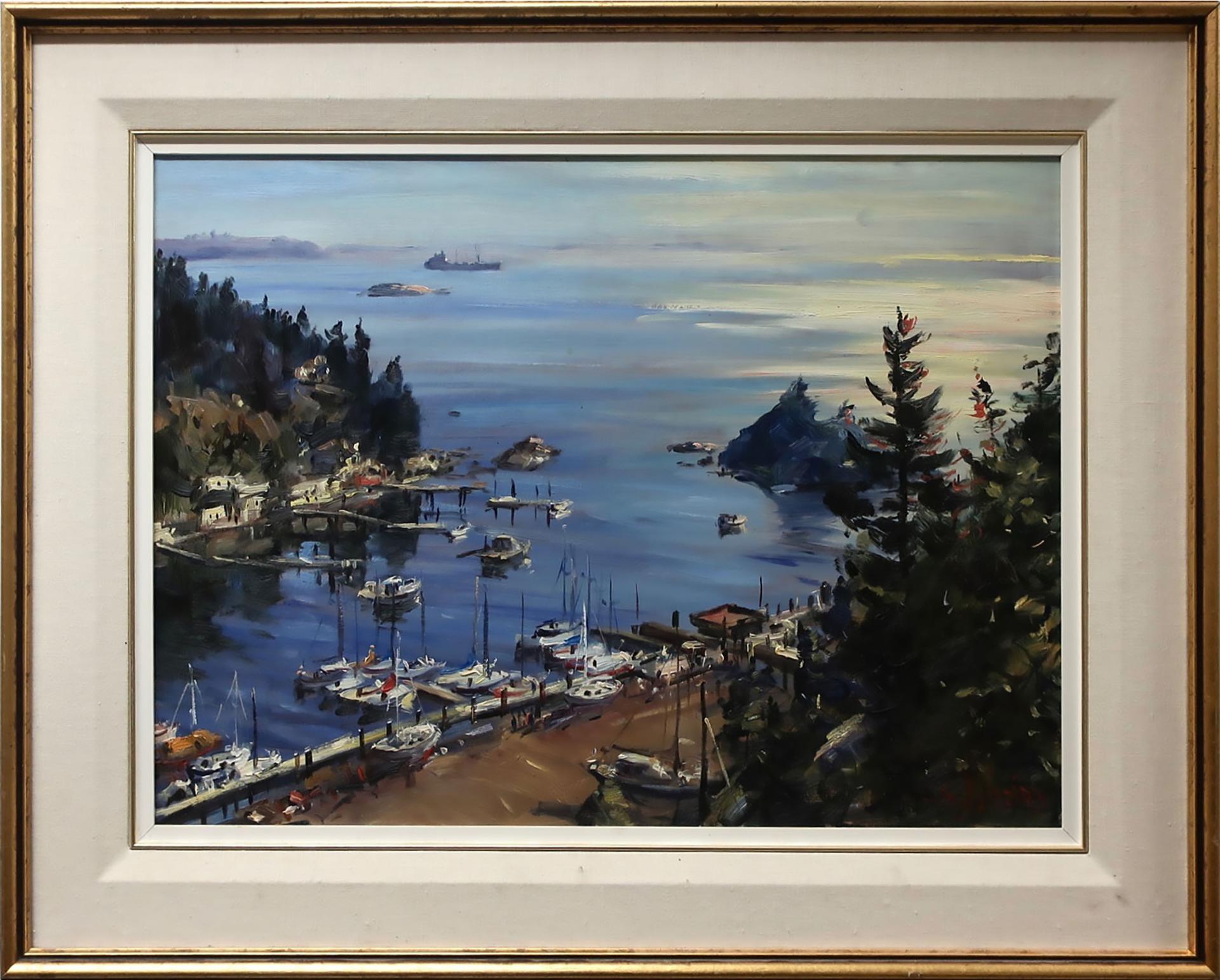 Daniel J. Izzard (1923-2007) - Late Afternoon Mood, Fishermans Cove West Van.