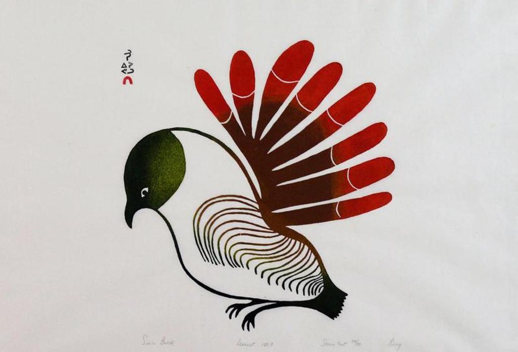 Lucy Qinnuayuak (1915-1982) - SUN BIRD; 1969