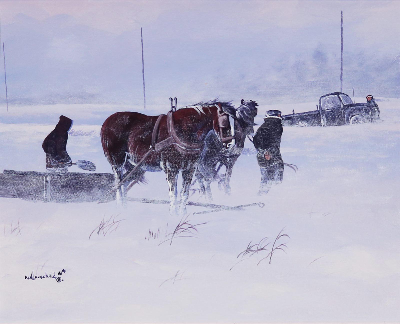 Ken Lonechild (1960-2017) - Lending A Helping Hand; 1996