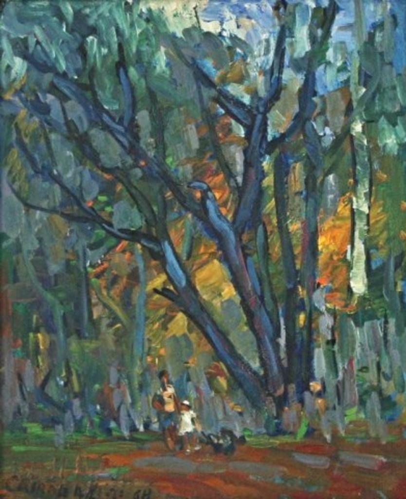 Albert Chirandini (1915-2007) - The Park in Summer