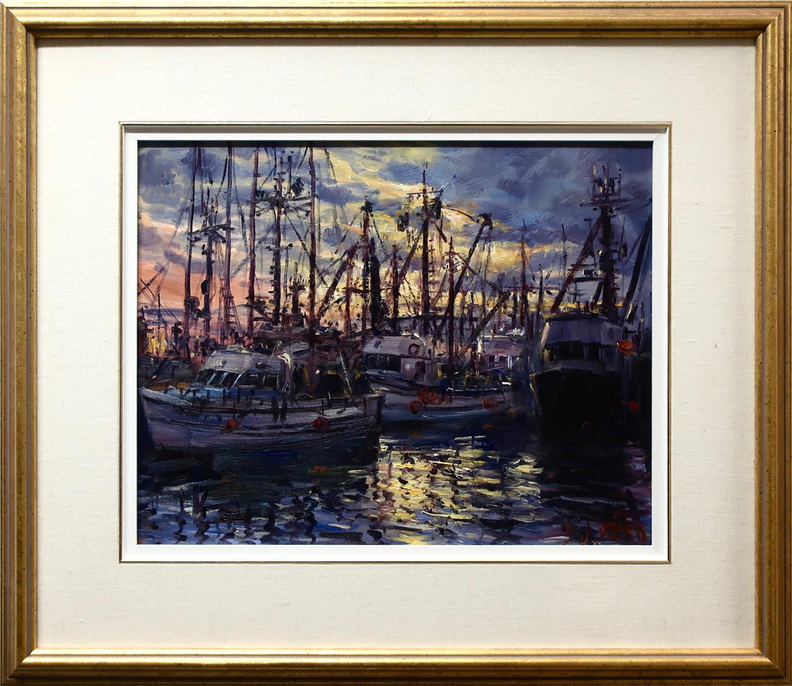Daniel J. Izzard (1923-2007) - Evening Mood, Steveston, B.C.