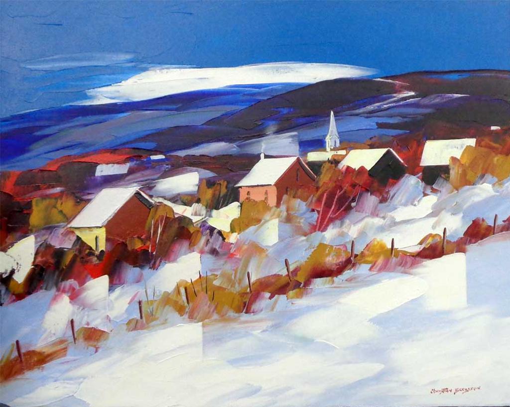 Christian Bergeron (1945) - Scene d'hiver