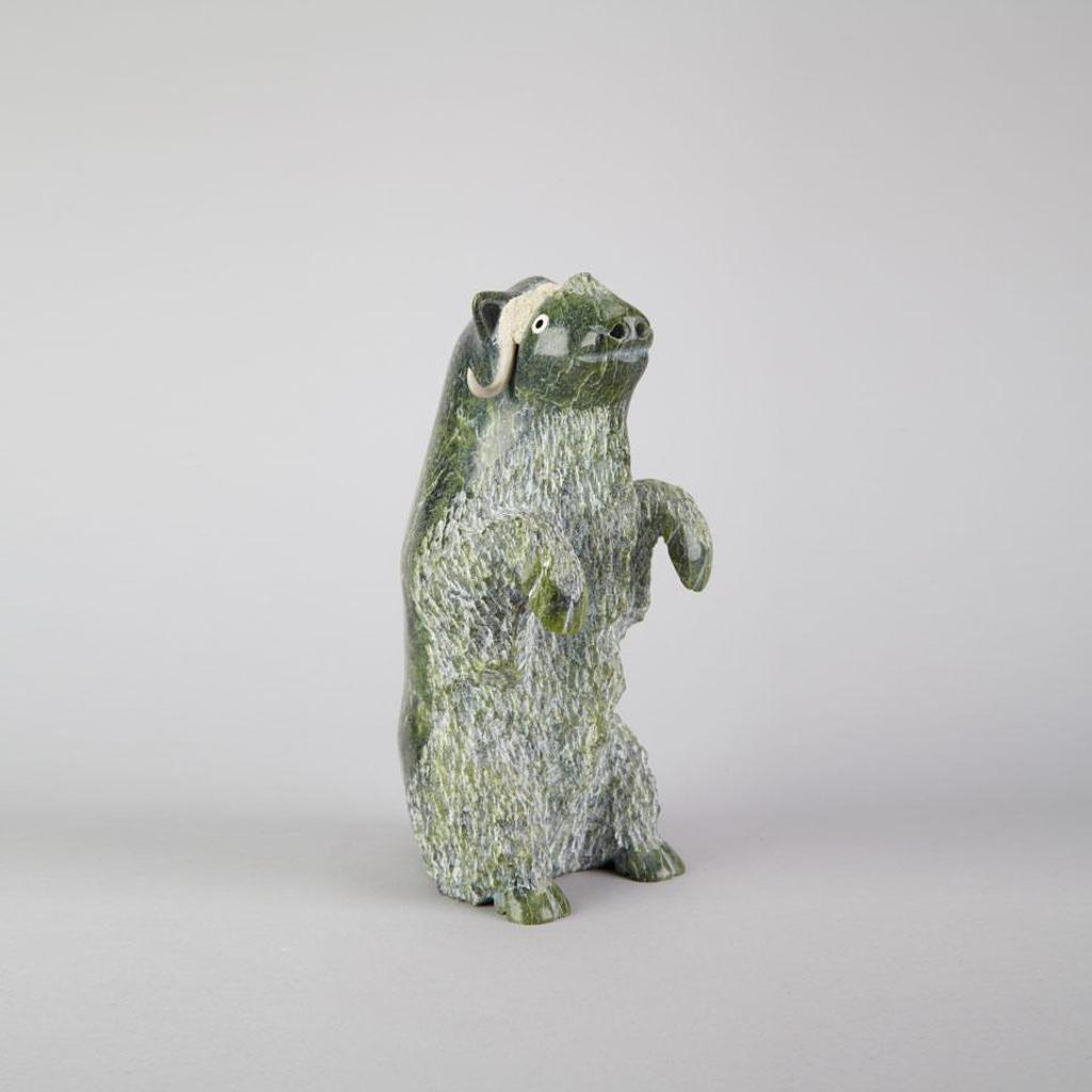 Seepee Ipellie (1940-2000) - Rearing Musk Ox