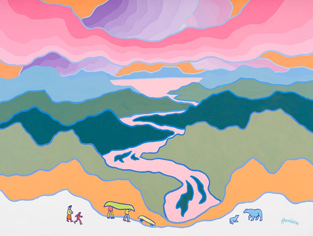 Ted Harrison (1926-2015) - Portage to the River