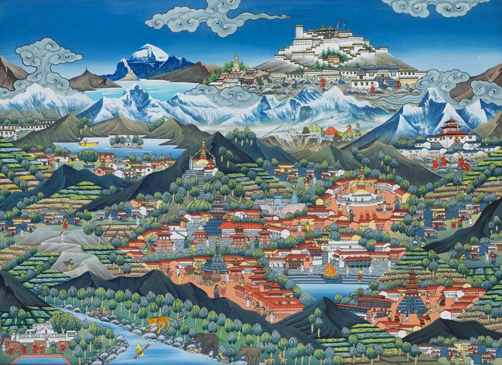 Lila Rana - Untitled - Stylized Katmandu