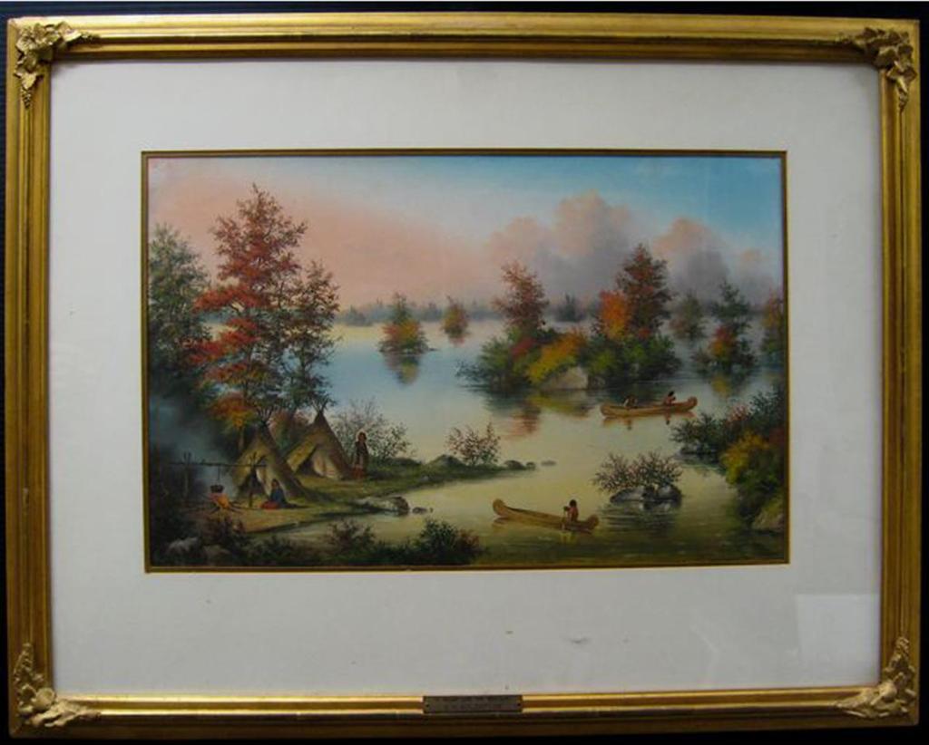Alfred Worsley Holdstock (1820-1901) - Thousand Islands From Wolfe Island