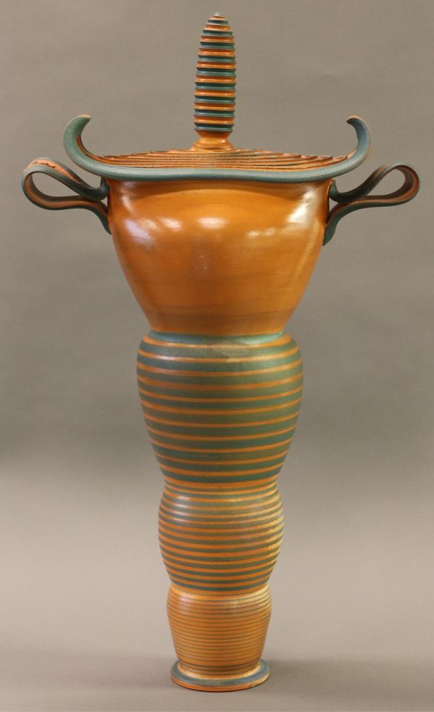 Greg Payce (1956) - Untitled, Lidded Vessel; 1988