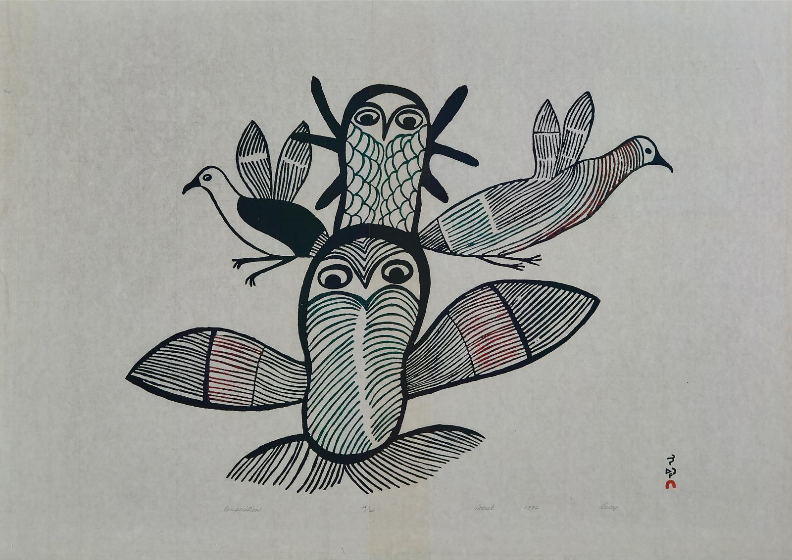 Lucy Qinnuayuak (1915-1982) - Composition