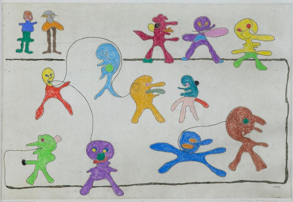 Ann Leger Anderson (1936-2006) - Whimsical Figures I