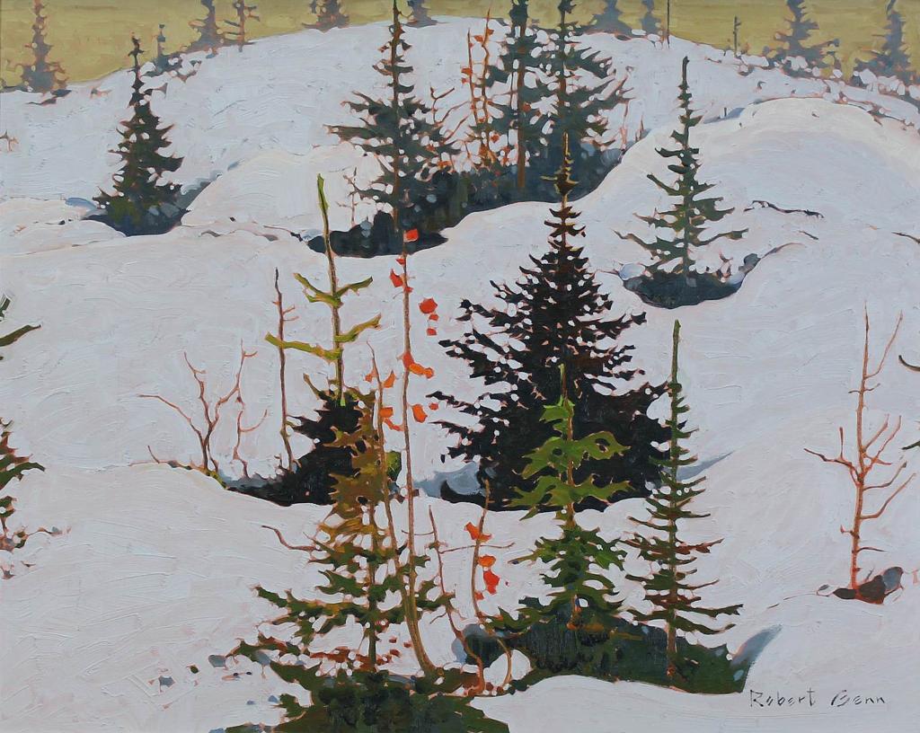 Robert Douglas Genn (1936-2014) - The Roadside, Jasper