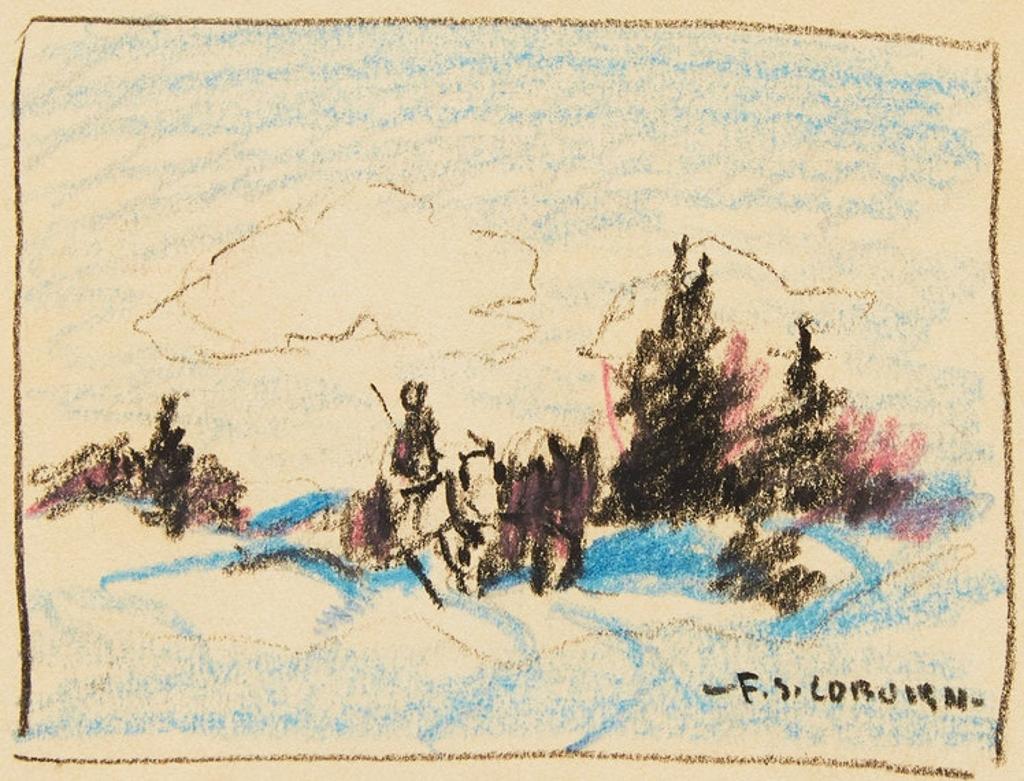 Frederick Simpson Coburn (1871-1960) - Logging, Eastern Townships
