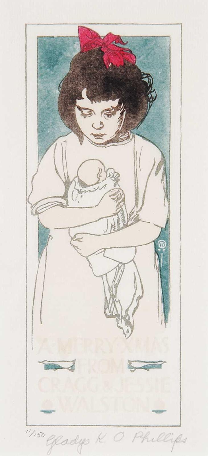 Walter Joseph (W.J.) Phillips (1884-1963) - Margaret with a Doll #11/150