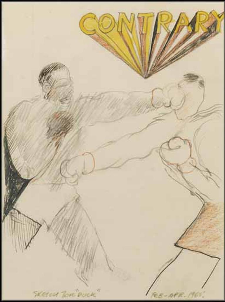 Gregory Richard Curnoe (1936-1992) - Sketch for 