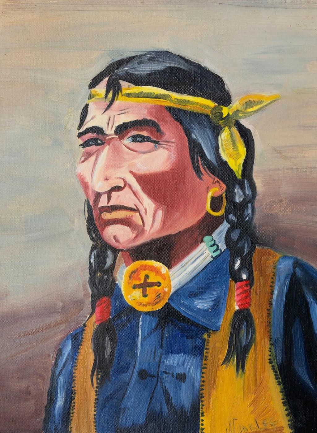 Myles Charles (1938) - Portrait of a Man