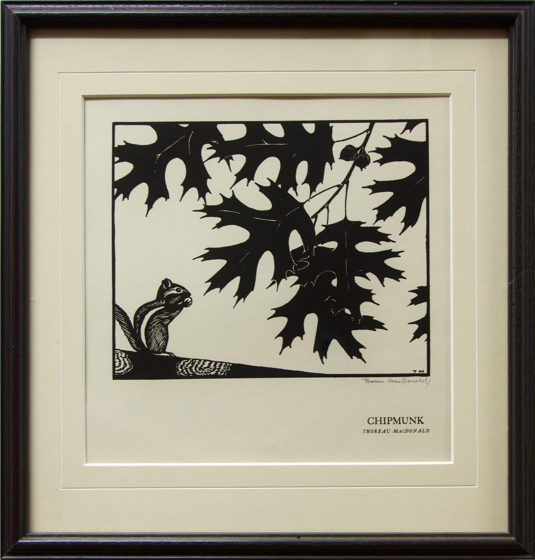 Thoreau MacDonald (1901-1989) - Chipmunk