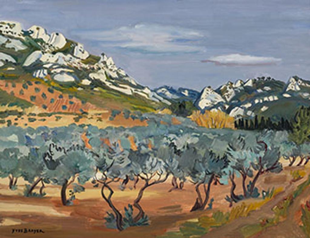 Yves Brayer (1907-1990) - Olivier dans les Alpilles