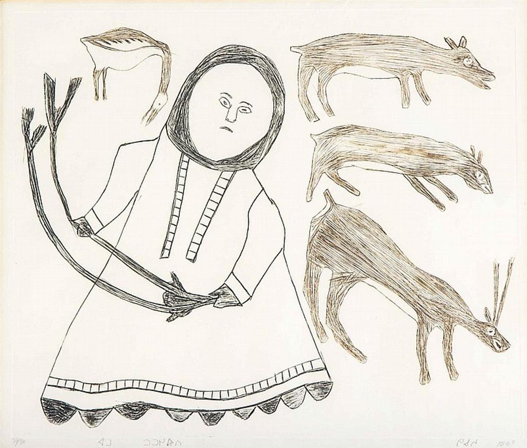 Kiakshuk (1886-1966) - Cariboo Hunter
