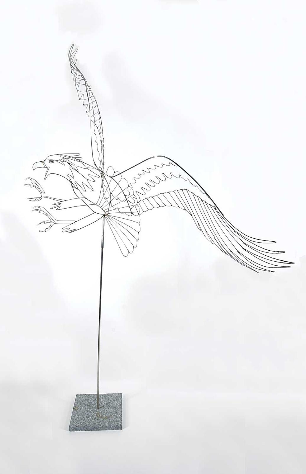 Rudy Kehkla (1950) - Untitled - Eagle in Flight